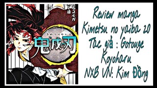 Review Manga #1: Review Kimetsu No Yaiba tập 20 bản đặc biệt