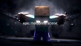 all epic Herobrine scene in black plasma studio animation