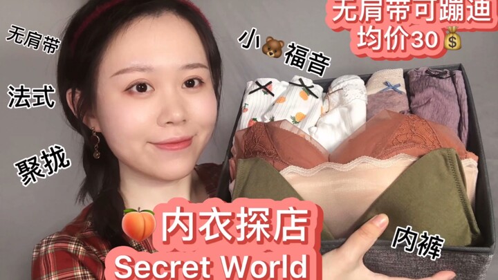 Khám phá cửa hàng nội y Taobao | secret world giá trung bình 30