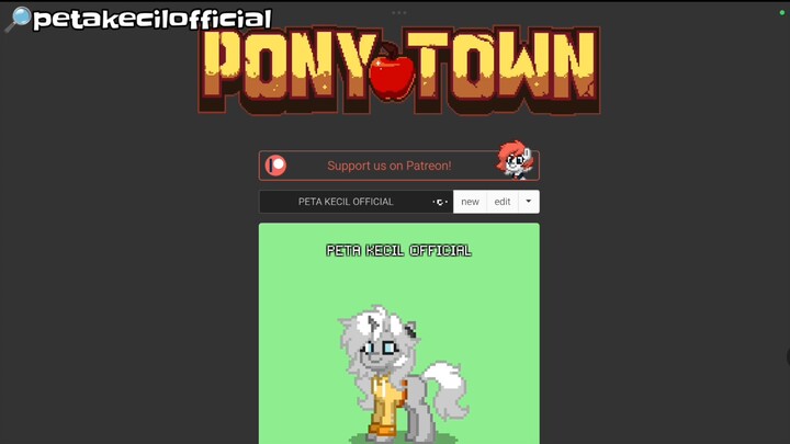 GAME SANTAI COCOK BUAT INTROVERT PONY🍎TOWN