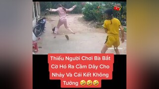 Thiếu Người Chơi Bà Bắt Cờ Hó Ra Cầm Dây Cho Nhảy Và Cái Kết Không Tưởng)) 🤣🤣🤣 haitiktok  xuhuong  cuoibebung  thugian