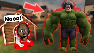 Granny vs Scary Teacher 3D HULK Training Parody | Crossover funny horror animation GamePlay