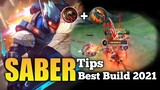 Saber tutorial 2021 | Saber Best build 2021 | Mobile Legends Bang:Bang