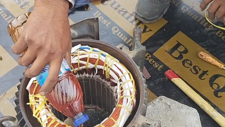 20 HP Motor Varnishing | Motor Rewinding