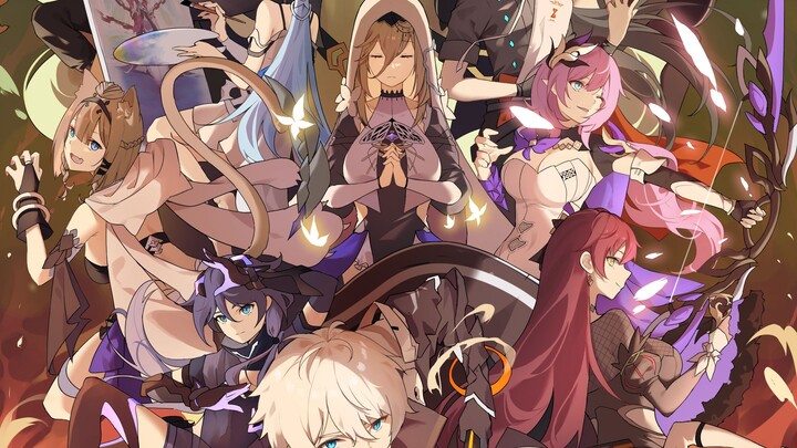 [Fighting Thirteen Heroes X Lonely Brave Filled in Lyrics] Blooming in the apocalypse, struggling in Honkai Impact, this is the consciousness of human beings!
