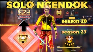 🔥CARA CEPAT DAN MUDAH PUSH RANK GM SOLO SEASON 28🔥  ||  GARENA FREE FIRE MAX