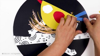 创意儿童画|树上的小鸟