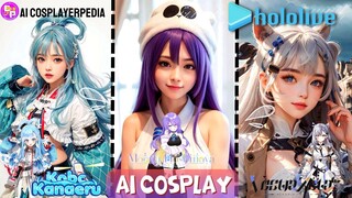 Vtuber Cosplay Kobo, Zeta, Moona Dengan Teknologi AI 😍 Mana Yang Paling Mirip?