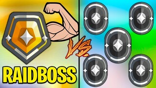 1 Gold Raid-Boss VS 5 Iron Players! - Who Wins?