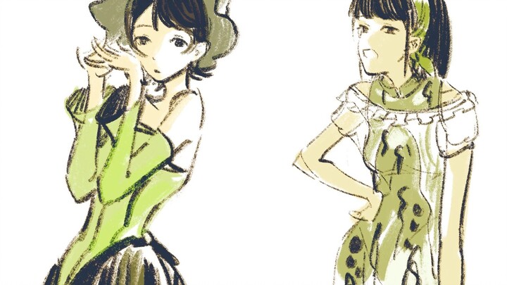 【procreate】The beauties seen at the Witch's Feast