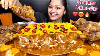 MUGLAI CHICKEN LABABDAR WITH BASANTI PULAO, SPICY MUTTON NALLI NIHARI, SUNNY SIDE UP CURRY | MUKBANG