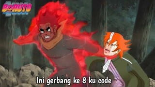 Boruto Episode Terbaru - Code Panik Dengan Kekuatan Gerbang ke 8 Rock Lee