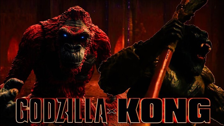 Kong VS Scar King - STOP MOTION BATTLE | GxK | Full Movie on June 27 | 4K