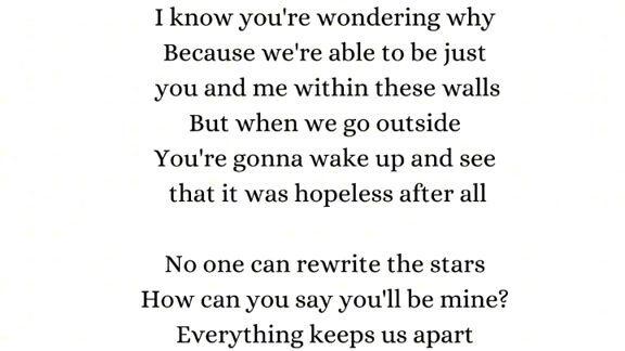 Rewrite the stars ❤️❤️