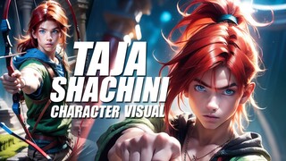 TAJA SHACHINI (1) Character Visual - Jawata Kingdom