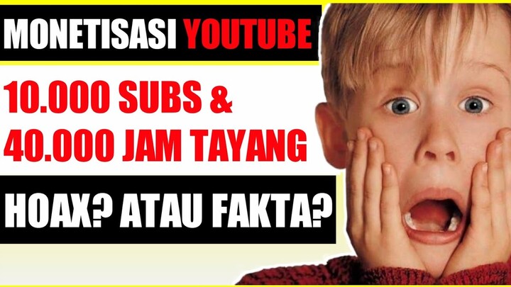 Peraturan Terbaru Monetisasi Youtube 2020 | HOAX ?