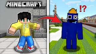 Naging Si BLUE RAINBOW FRIEND Ako at nag Good PRANK sa Minecraft | Natakot Ata siya