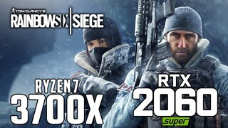 Rainbow Six Siege on Ryzen 7 3700x + RTX 2060 SUPER 1080p, 1440p benchmarks!