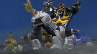 The strongest machine of the Juken Sentai - Giant Rhino Fighter