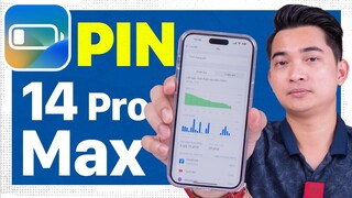 Đánh giá pin iPhone 14 Pro Max !!!