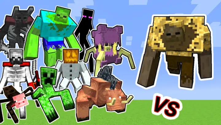 Mutant Husk Vs. Mutant Beasts and More Mutants in Minecraft