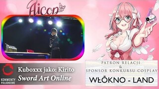 [Aicon 2019] Konkurs Cosplay - Kirito z SWORD ART ONLINE