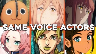 Chainsaw Man Characters Japanese Dub Voice Actors Seiyuu Same Anime Characters