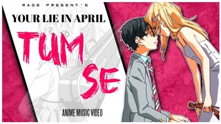 Your Lie In April Hindi Rap by RAGE | Matthew May | Hindi Anime Song [Shigatsu wa Kimi no Uso AMV]