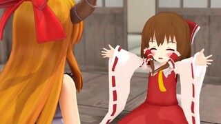 【Touhou MMD】Reimu in his childhood