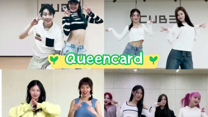 تحدي الرقص للأغنية الجديدة لـ (G)I-DLE، هيا بنا نقدم بطاقة الملكة