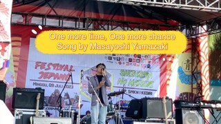 One more time, One more chance- Masayoshi Yamazaki @ Shizukesa no Matsuri (cover by irwan)