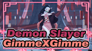 Demon Slayer|【MMD】◣GimmeXGimme◥Nezuko in Hoge Style