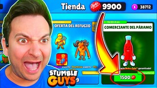 🔥 NUEVAS CHAPAS y SKINS GRATIS en STUMBLE GUYS!! 🔥 nuevos consumibles 🍀🍀