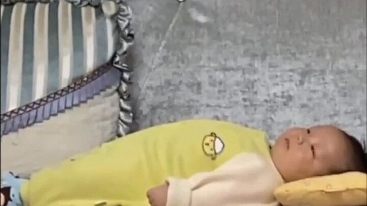 Mom, how many points would you give my sleeping posture?