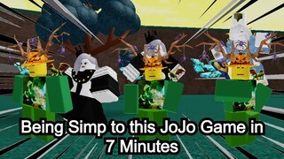 Being Simp to this JoJo Game in 7 Minutes | Generic JoJo's Bizarre Adventure Game | Roblox JOJO