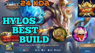 Hylos best build & gameplay mobile legends 2019 ml