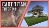 How to Build CART TITAN in Minecraft: Attack on Titan Tutorial