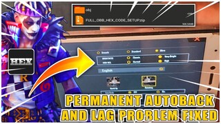 Free Fire lag Fix 1gb Ram All Problem in Low Devices Solved Permanent Autoback Fix Full Hex Set-up