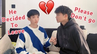 He Decided To Leave Me💔 My Heart Is Broken💔 Gay Couple Routine VLOG *BL*