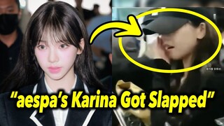 aespa’s Karina Got Slapped While Giselle Shut Her Eyes Tightly – Hellish Journey to Work - Kpop