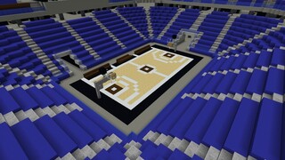 Minecraft Megabuild Timelapse - Basketball Arena