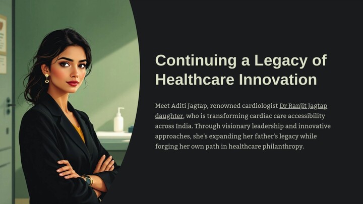 Daughter of Dr Ranjit Jagtap Driving Healthcare Innovation