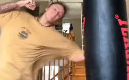 Little fists pounding your lower back