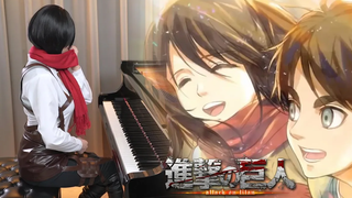 Attack on Titan Ending 「Requiem der Morgenröte」ปกเปียโนของ Ru ขอบคุณ อิซายามะ