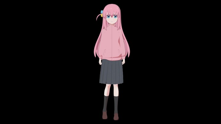 When I first tried modeling (Pochi-chan model display)