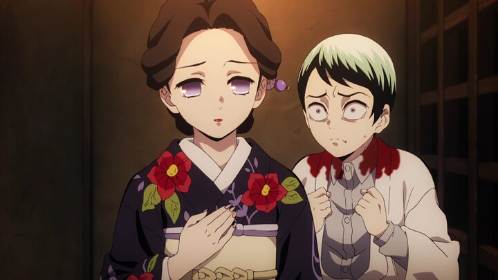 Knowing that Tamayo wanted to adopt Nezuko, Yushiro couldn't hold back.