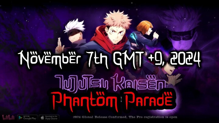 Jujutsu Kaisen Phantom Parade on November 7th GMT +9, 2024!