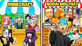 YABUN BÁN NƯỚC ÉP CHO HERO TEAM RA SAO ? HẬU TRƯỜNG ANH HÙNG TRONG CHÚNG TA MINECRAFT NGOÀI ĐỜI THẬT