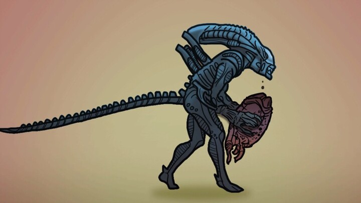 【Silent Animation】The Life Cycle of Alien