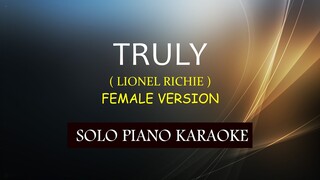 TRULY ( FEMALE VERSION ) ( LIONEL RICHIE ) COVER_CY